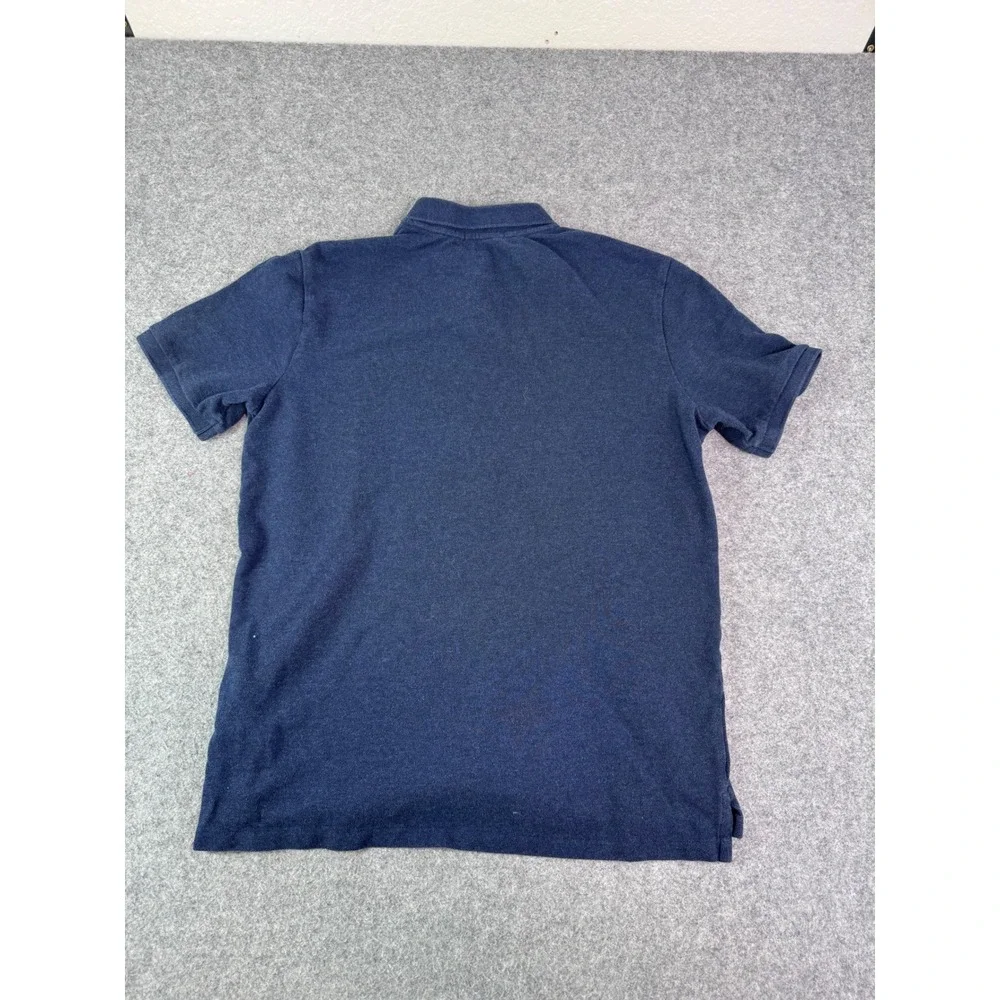 Mens Polo Ralph Lauren Cotton Polo Navy Bue Size M